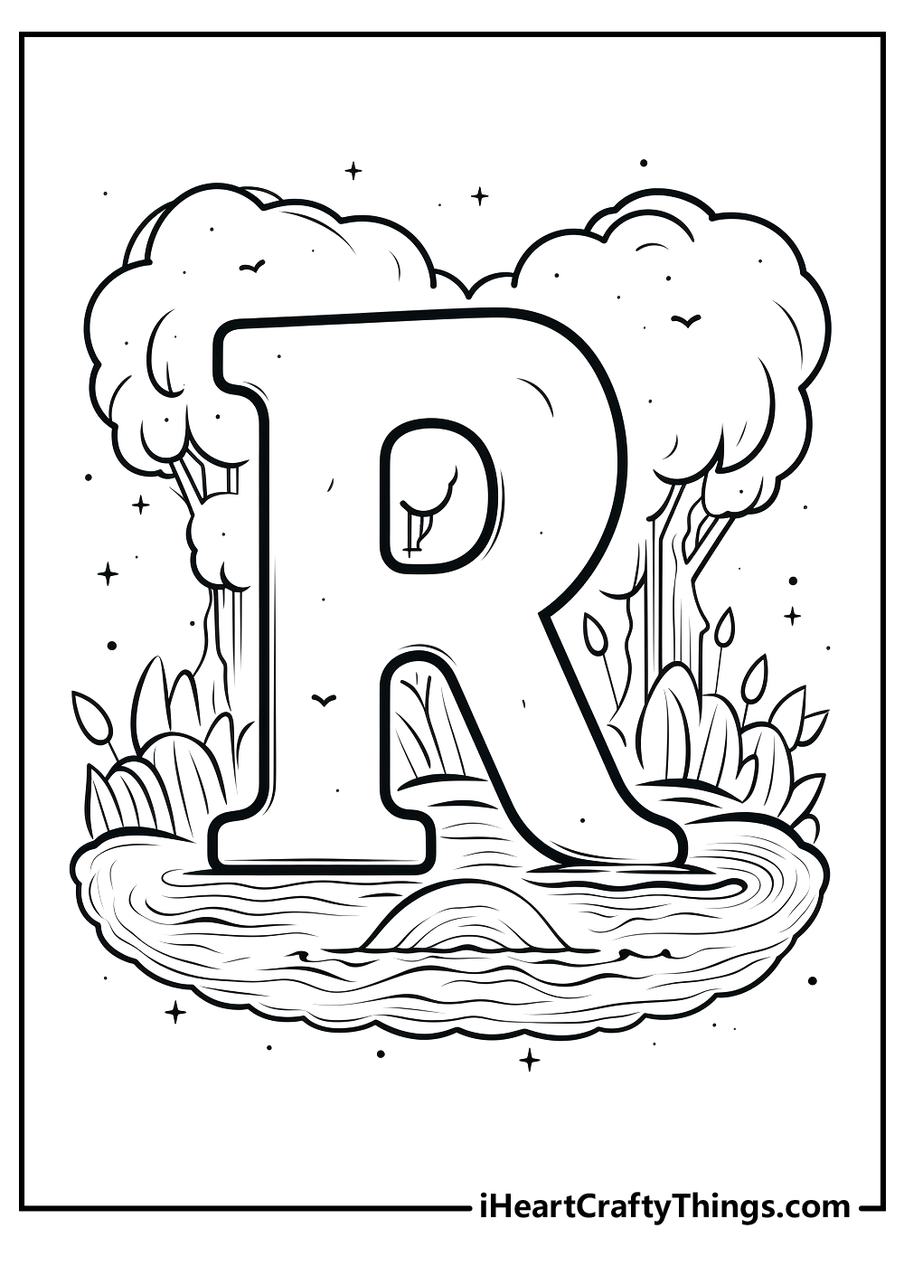 Letter r coloring pages free printables