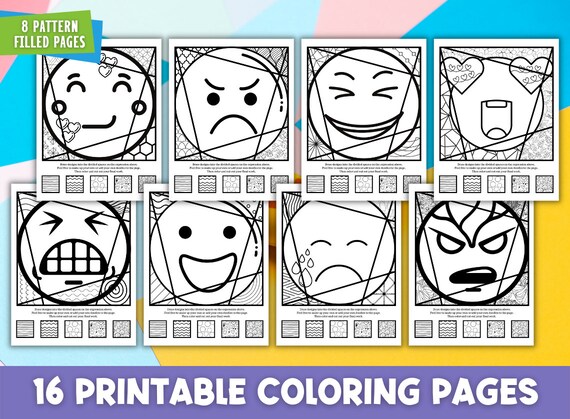 Emoji coloring pages fun back to school or anytime activity printable emoji game for kids