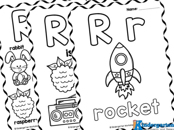 Free printable letter r coloring pages