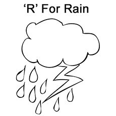 Top free printable letter r coloring pages online weather crafts coloring pages weather crafts preschool