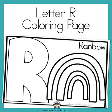 Alphabet coloring sheet for preschool age kids