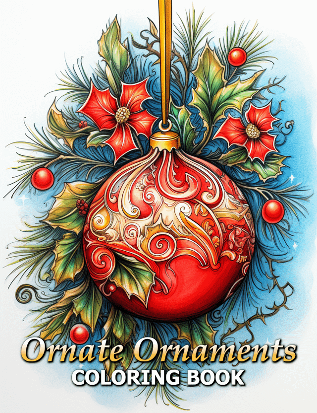 Ornate ornaments rcoloringbookspastime