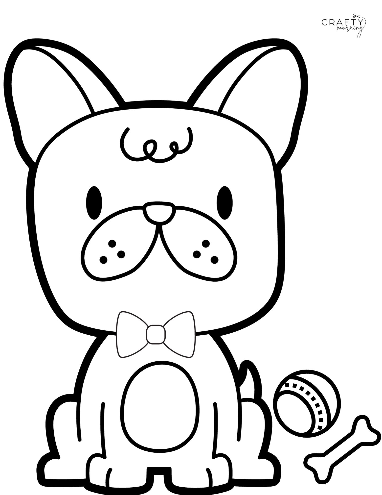 Cute dog coloring pages to print