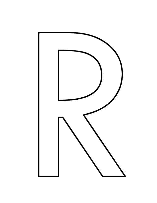 Letter r printable preschool worksheets coloring pages