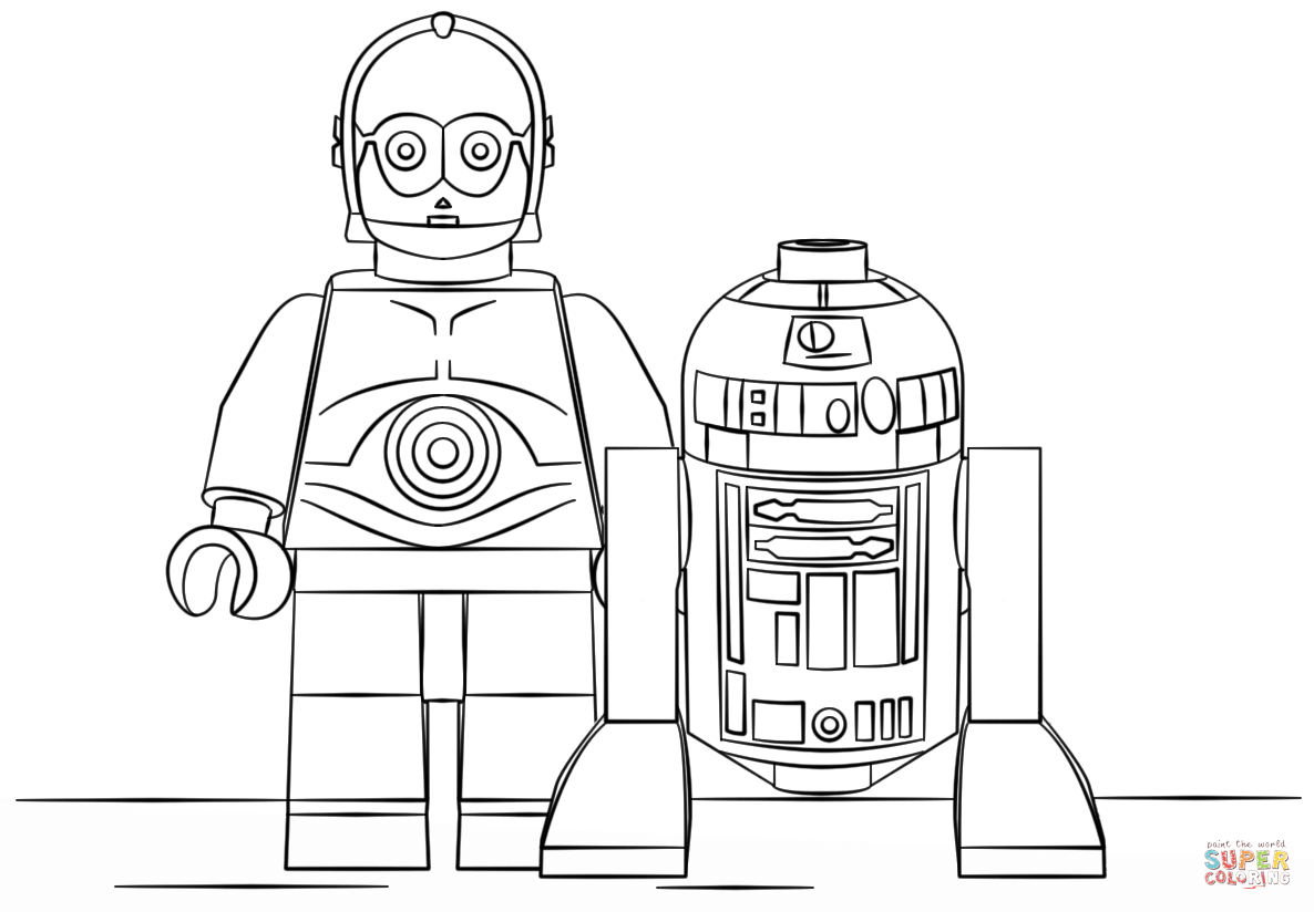 Lego rd and cpo coloring page free printable coloring pages