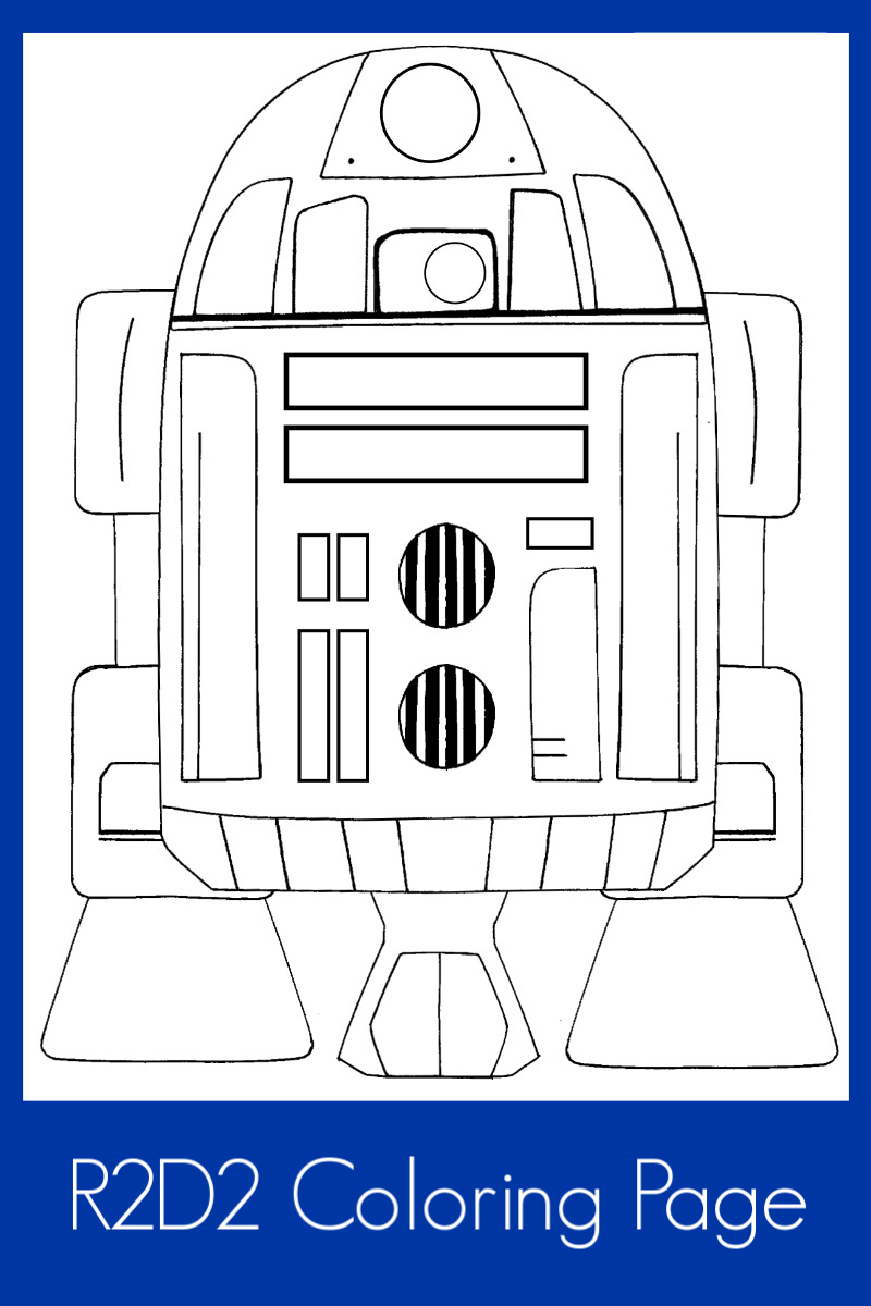 Free printable star wars rd coloring page