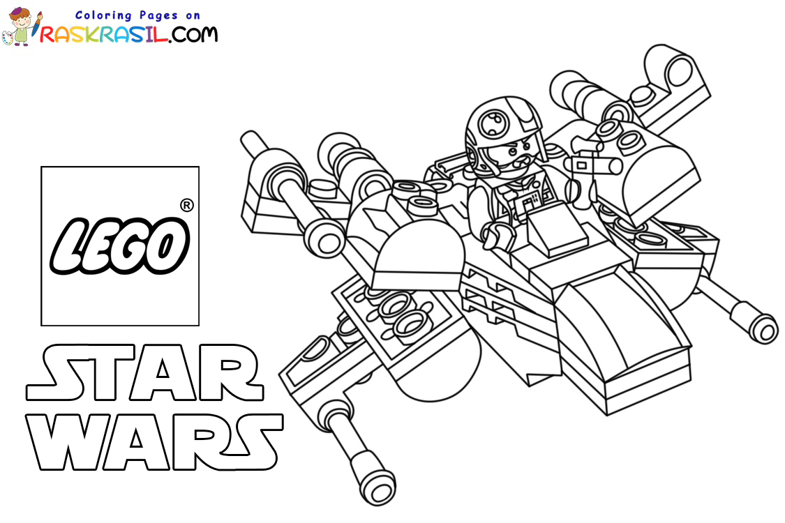 Lego star wars coloring pages