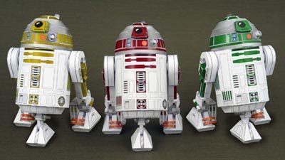 Star wars characters papercraft