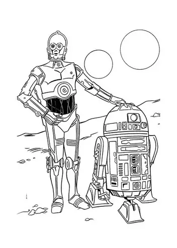 Exciting star wars rd coloring pages