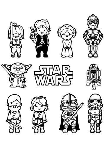 Exciting star wars rd coloring pages