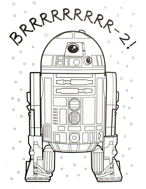 Star wars christmas coloring book â spokane photography