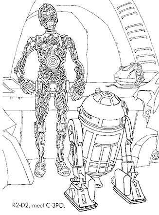 Star wars coloring page