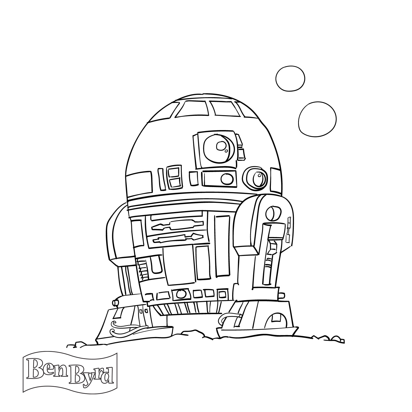 Free coloring pages â ben byrd