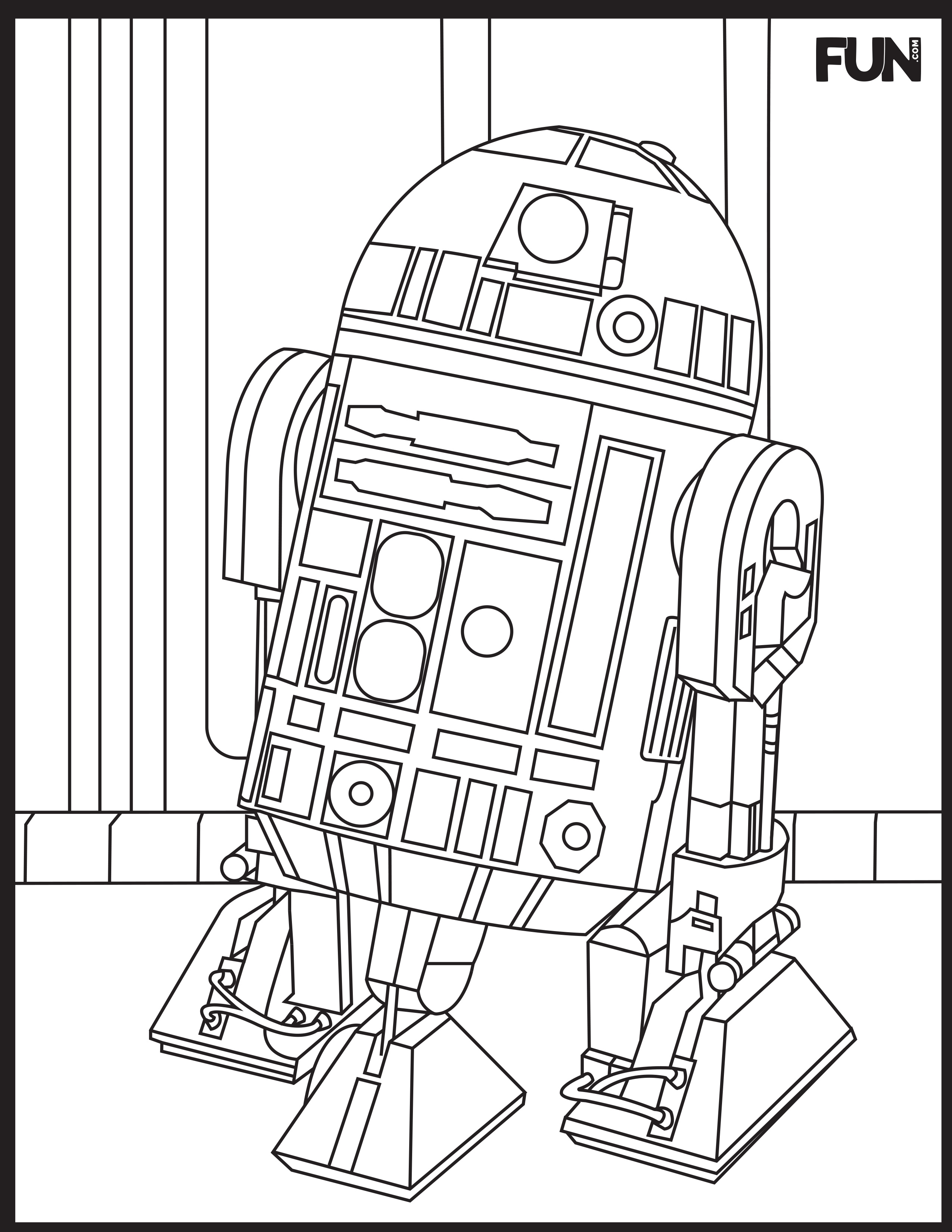 Star wars coloring pages and bingo sheets printables