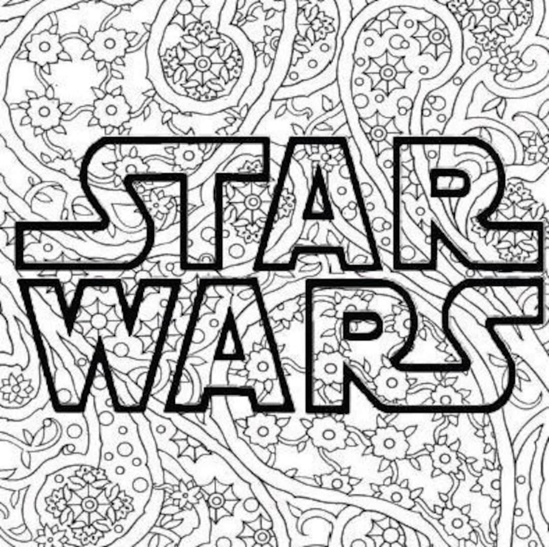 Star wars paisley coloring pages