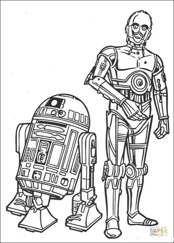 Exciting star wars rd coloring pages