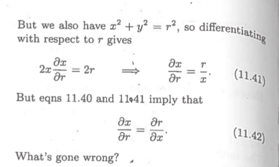 Solved but we also have x y r so differentiating with