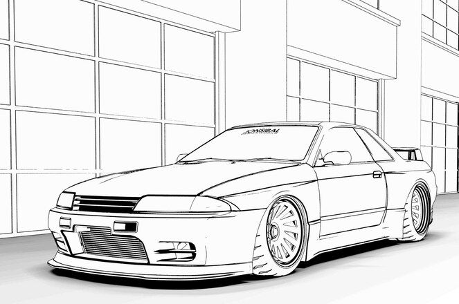 Free car coloring pages cars coloring pages car drawings cool car drawings