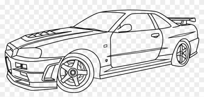 Skyline coloring pages images of nissan skyline gtr