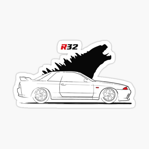 Skyline r sticker for sale by for