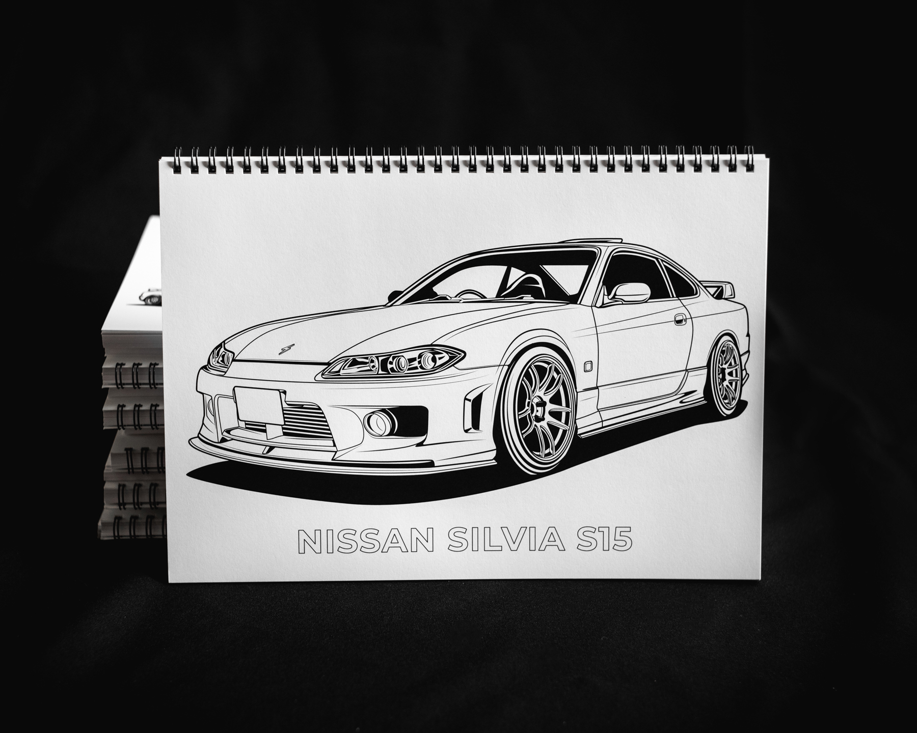 Jdm legends colouring book