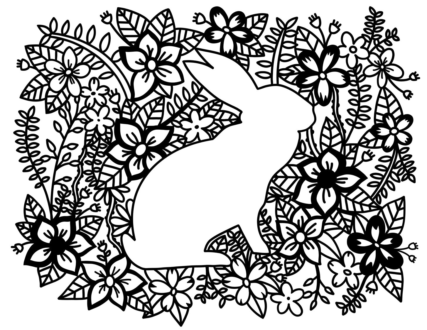 Coloring pages rabbit free download â ta muchly