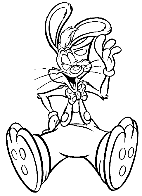 Who framed roger rabbit coloring pages printable for free download