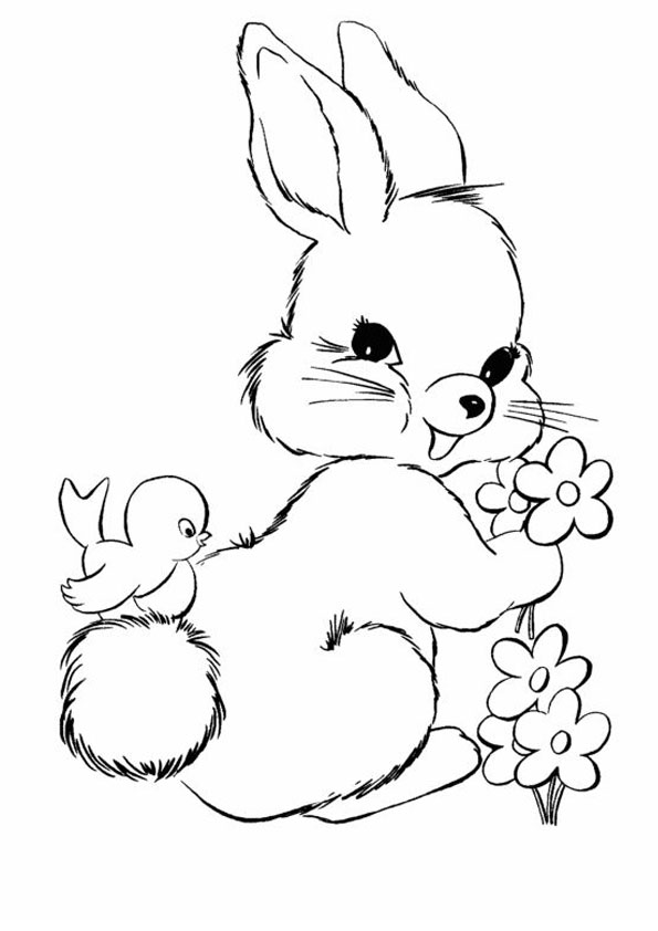 Coloring pages rabbit coloring pages