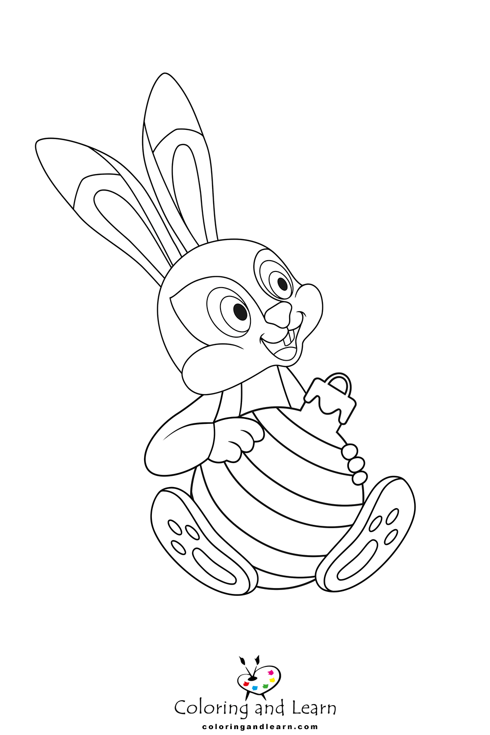 Rabbit coloring pages