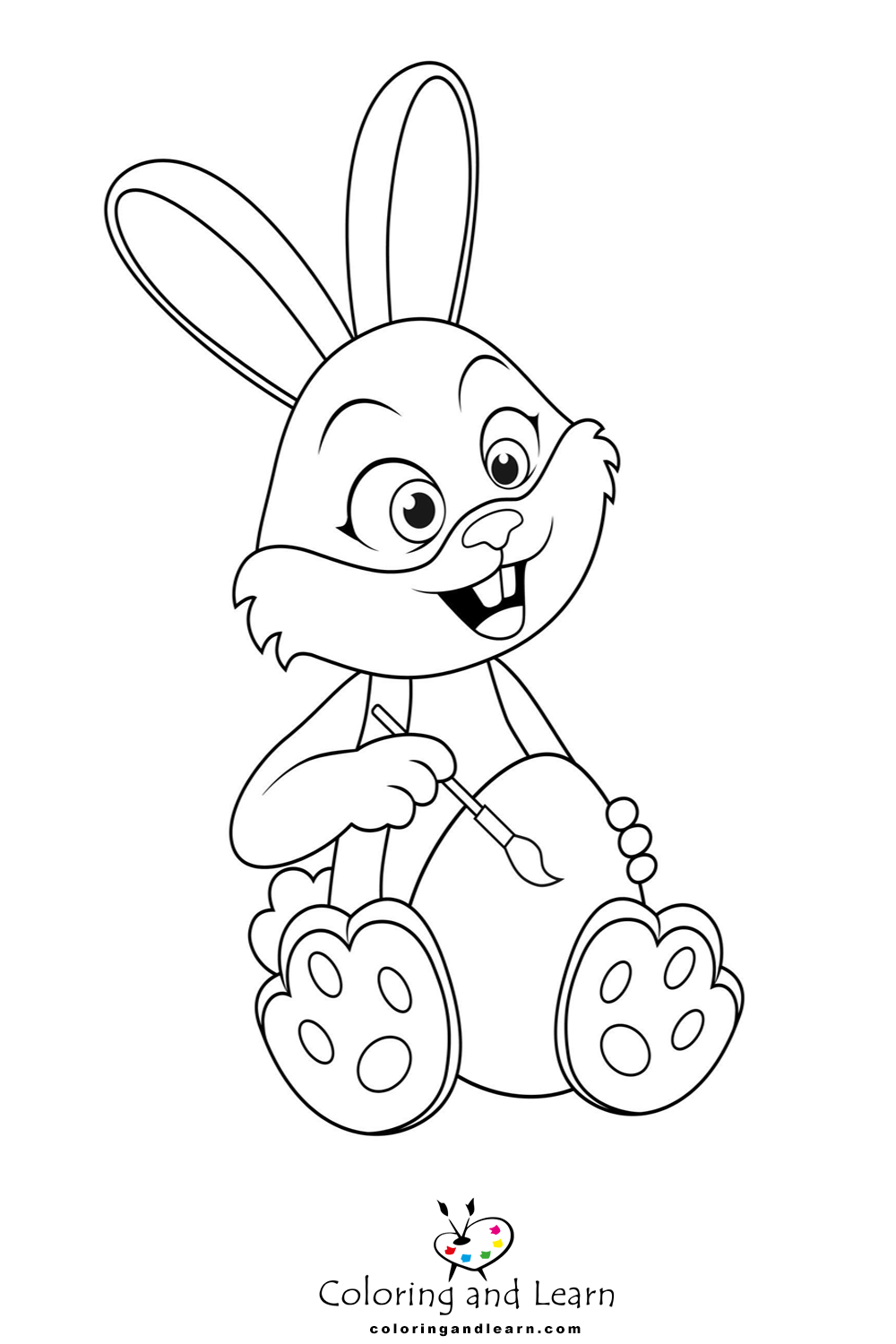 Rabbit coloring pages