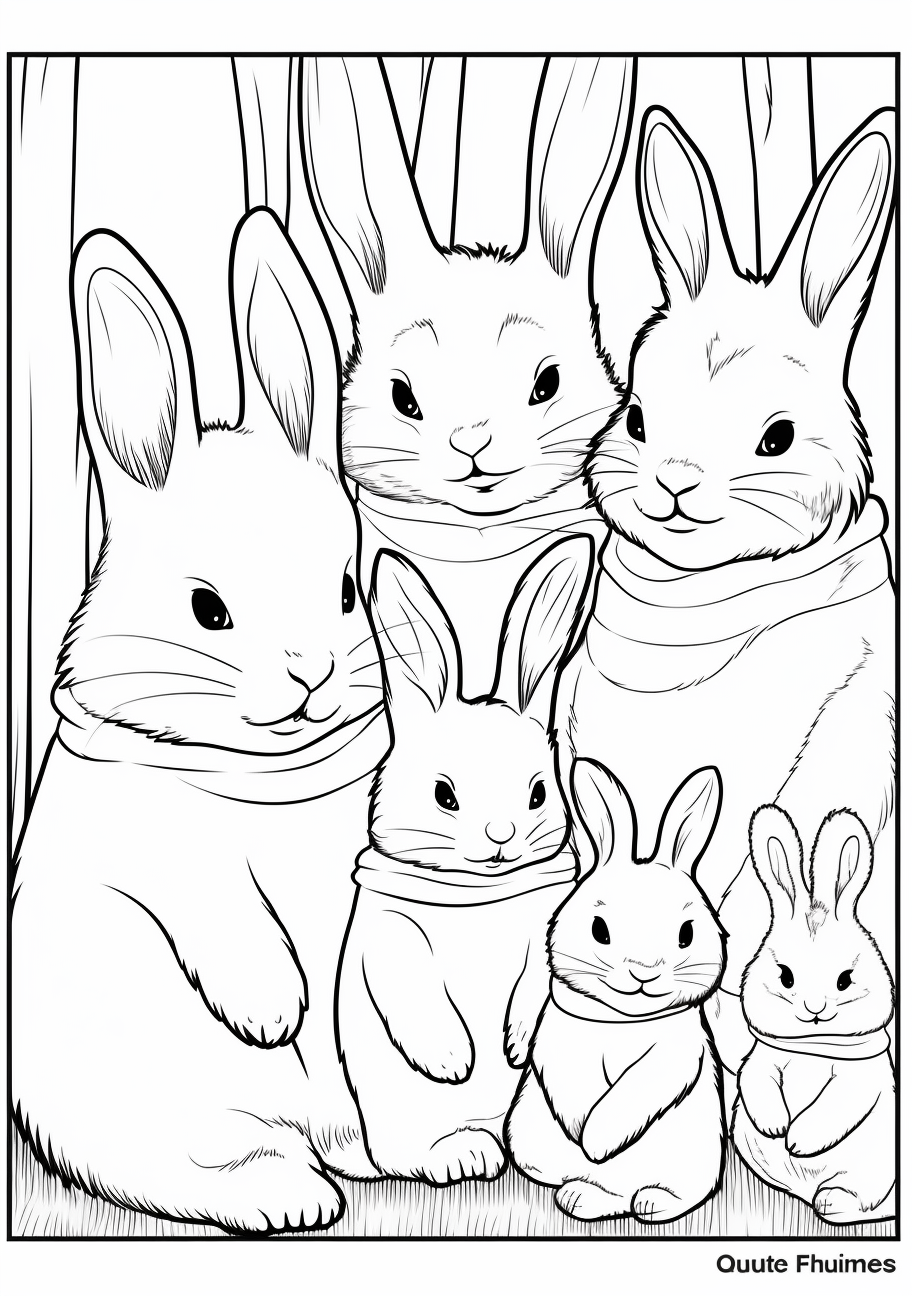 Bunny family outing