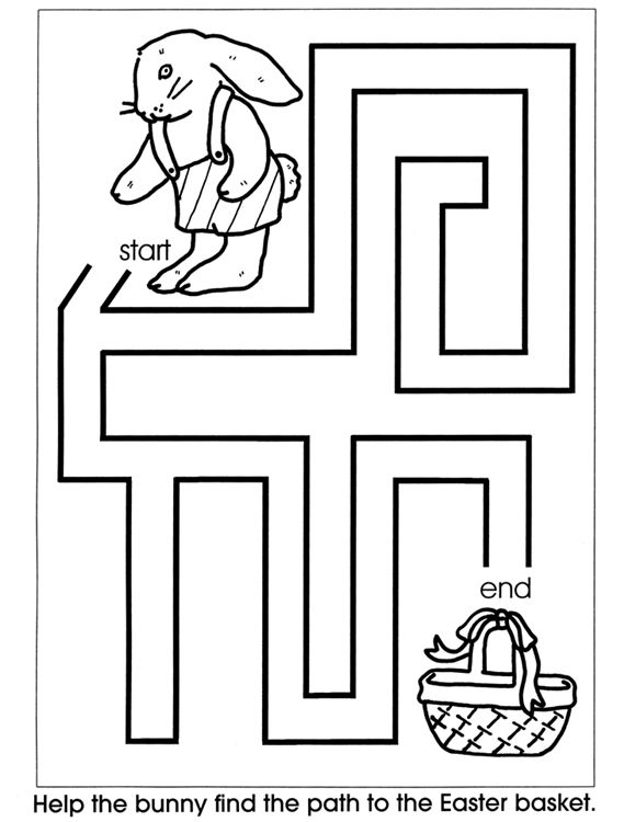 Easy mazes printable mazes for kids