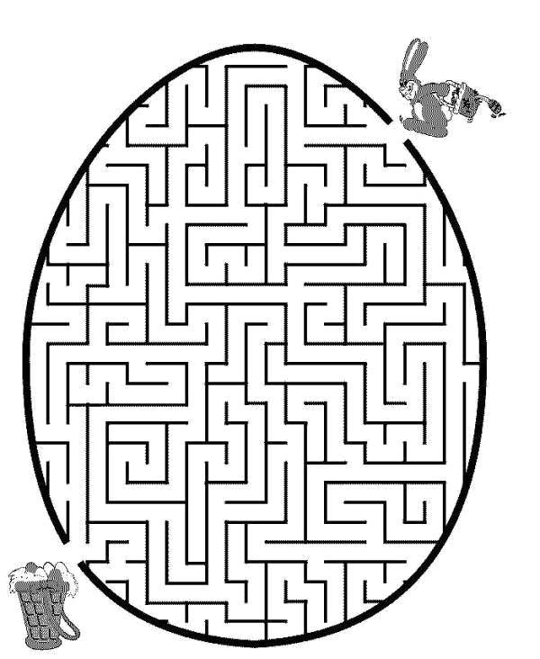 Online coloring pages coloring help the rabbit with the maze coloring