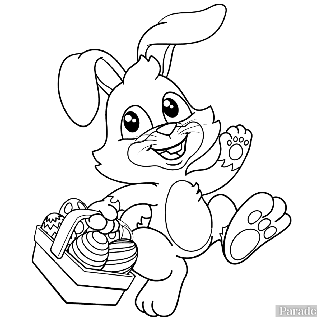 Free printable easter coloring pages for kids and adults