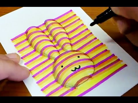 How to draw d rabbit coloring pages learning colouring videos