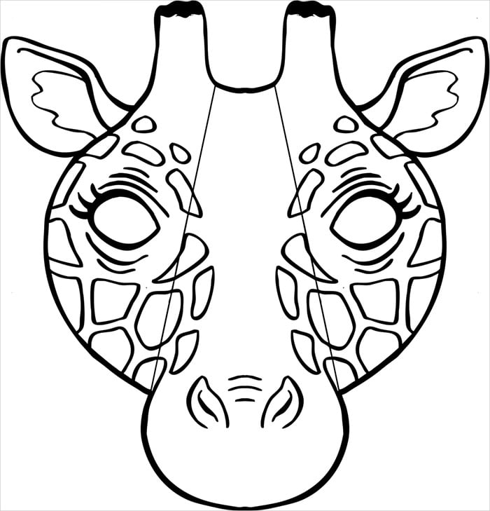 Free printable animal masks template