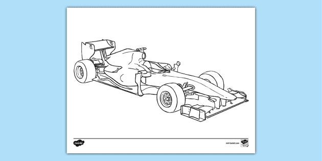 Race car loring sheet teacher made