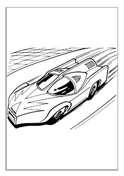 Printable race cars coloring pages