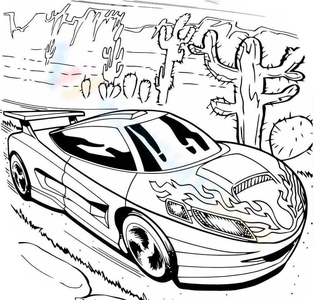 Free collection of hot wheels coloring pages for all ages