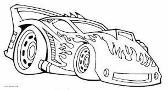 Carrace car coloring shirt for kids color your own shirt