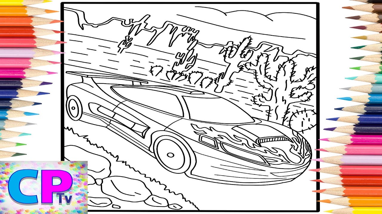 Hot wheels on desert coloring pagescars coloringdifferent heaven