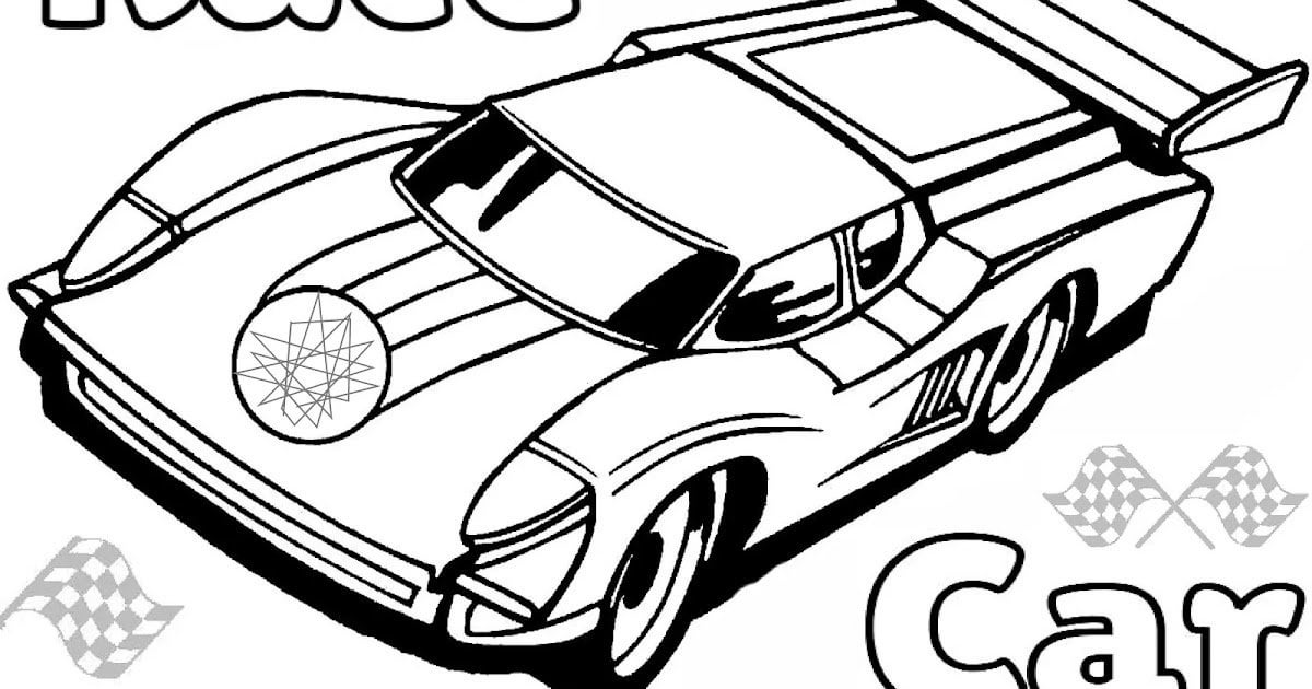 Race car coloring pages printable rcoloringpagespdf