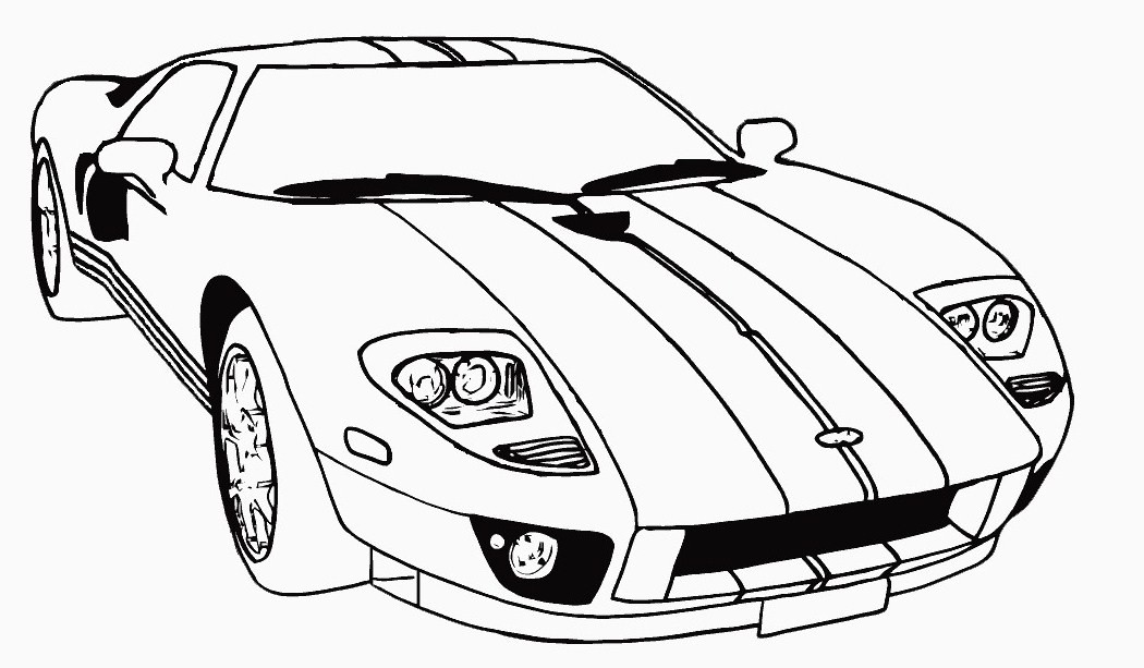 Free printable race car coloring pages for kids