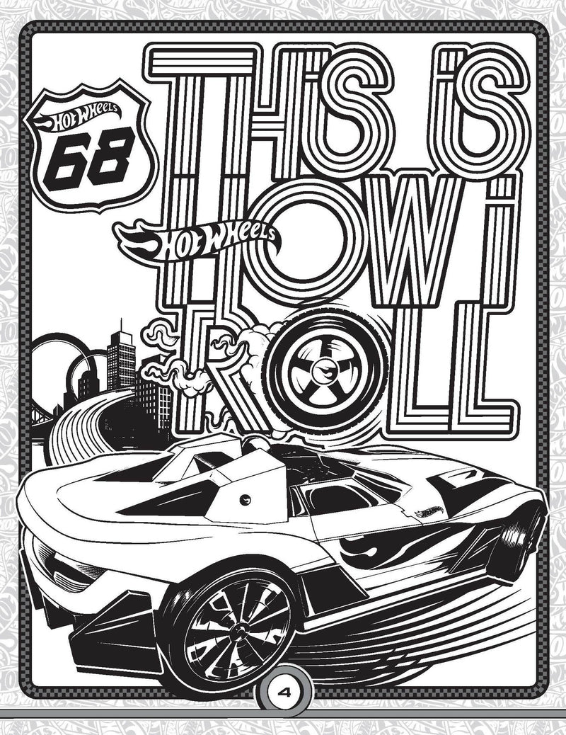 Hot wheels bumper colouring puzzle book dreamland publications