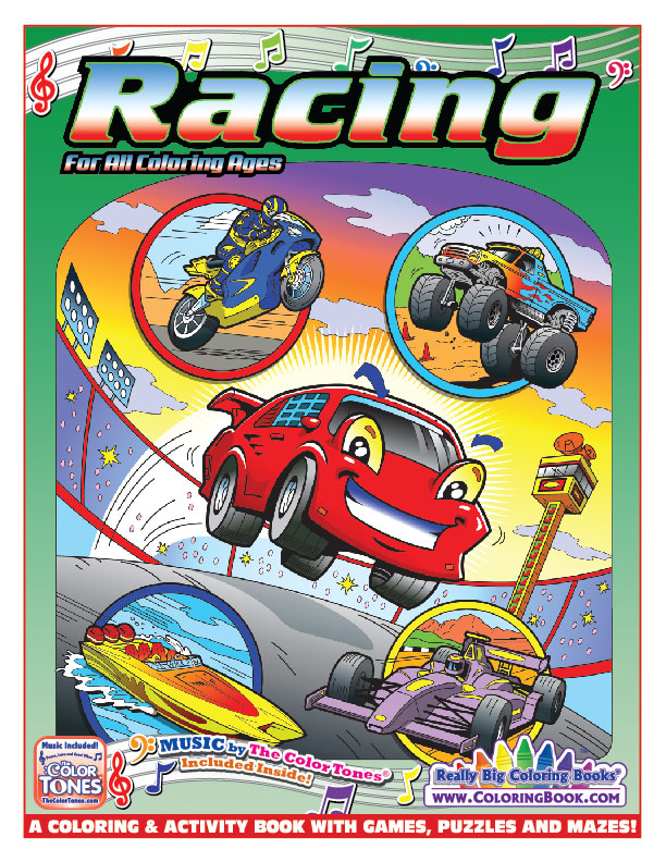 Racing coloring book x