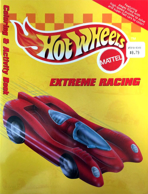 Hot wheels extreme racing coloring books at retro reprints