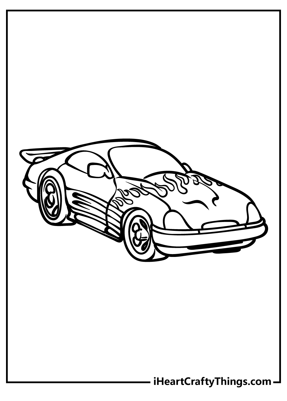 Race car coloring pages free printables