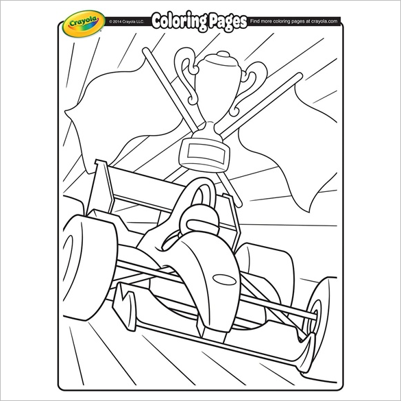 Car coloring pages