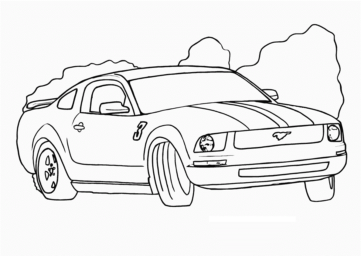 Free printable race car coloring pages for kids