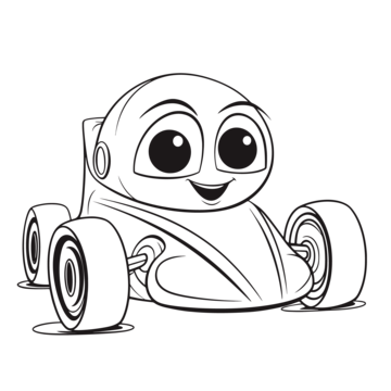 Racing car outline png vector psd and clipart with transparent background for free download